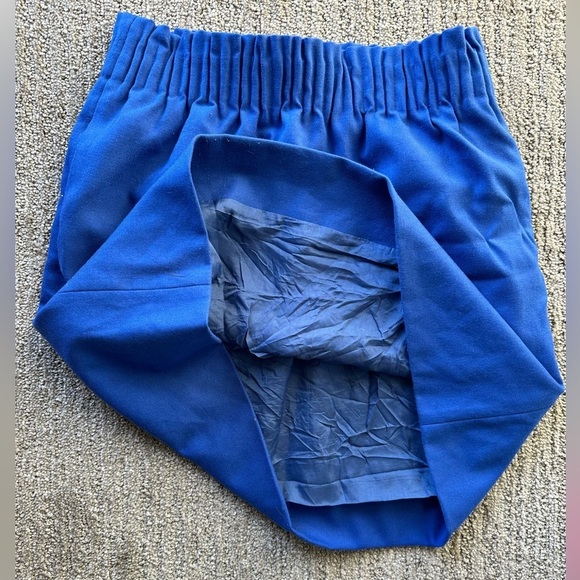 J Crew Mini Skirt in Royal Blue Size 0 - Picture 2 of 3